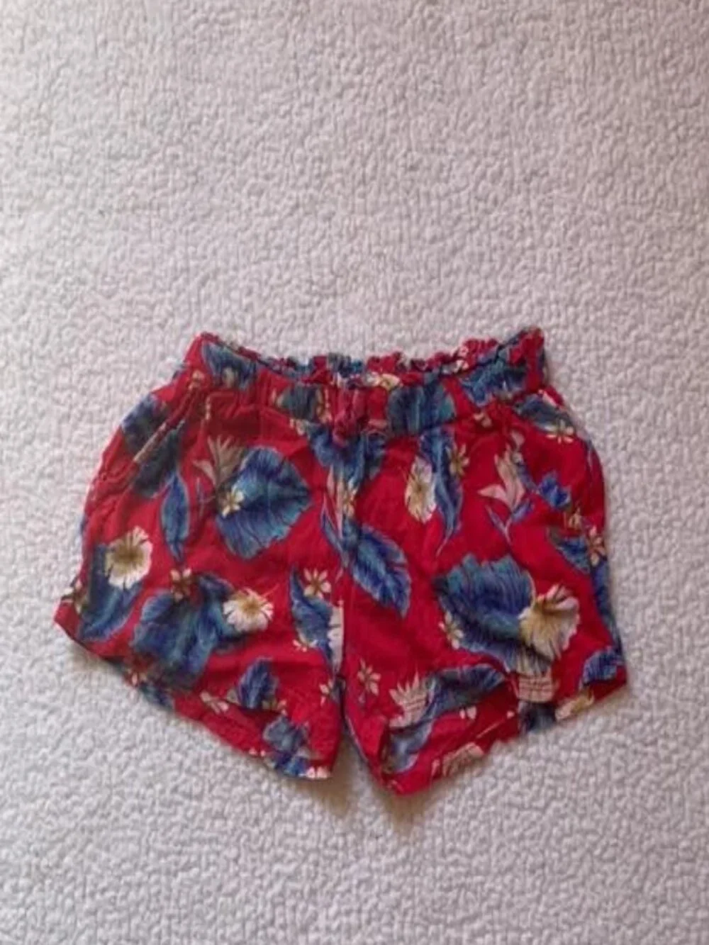 Roxy floral red dress with shorts